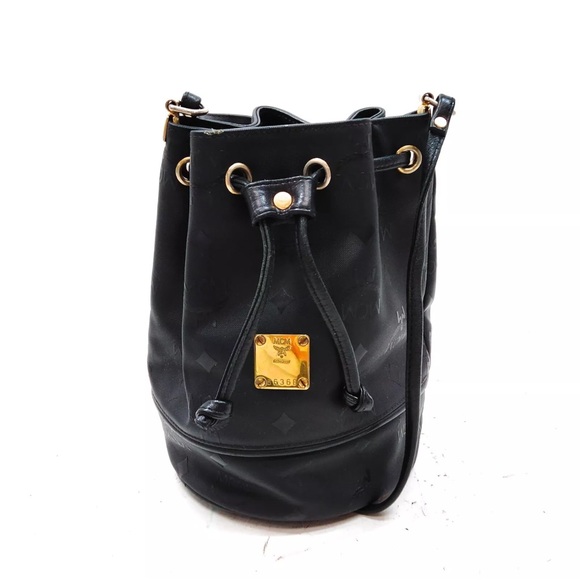 MCM Handbags - Authentic MCM Shoulder Bag  Black Nylon EUC
